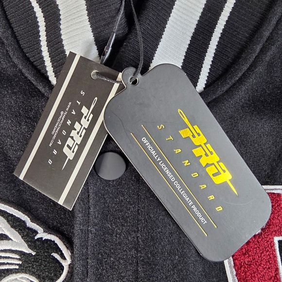 Pro Standard Virginia Union University NBA HBCU Classic Varsity Jacket Mens 2XL - Picture 4 of 11